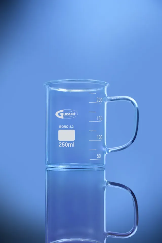 Glassco Boccale becher vetro parete pesante