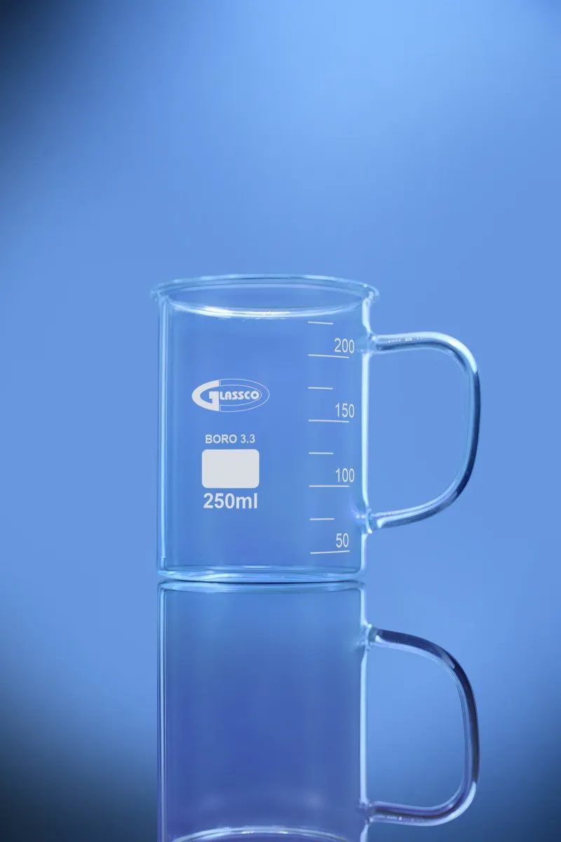 Glassco Boccale becher vetro parete pesante