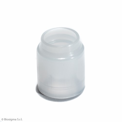 Biosigma BSO026 tappo provette PE 16 mm bianco
