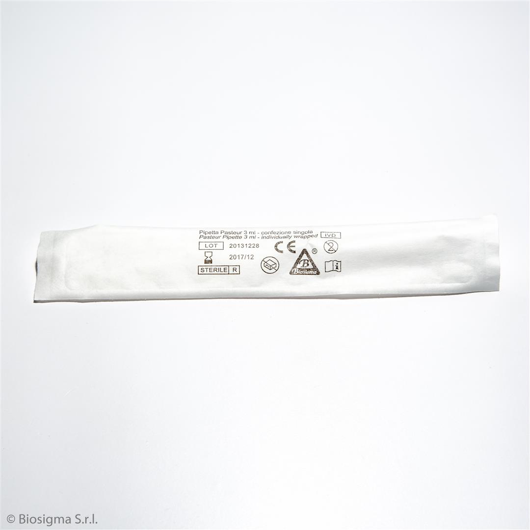 Biosigma BSV1371 pipette pasteur 3 ml sterili