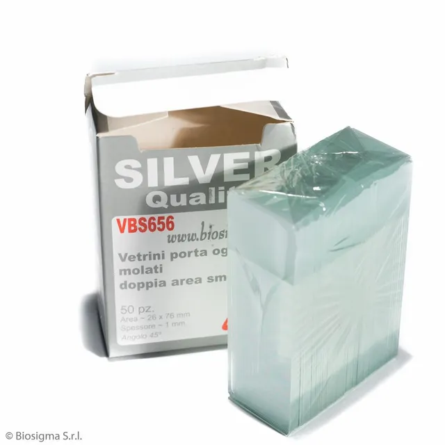 Biosigma VBS656 vetrino microscopio 26x76 mm molato