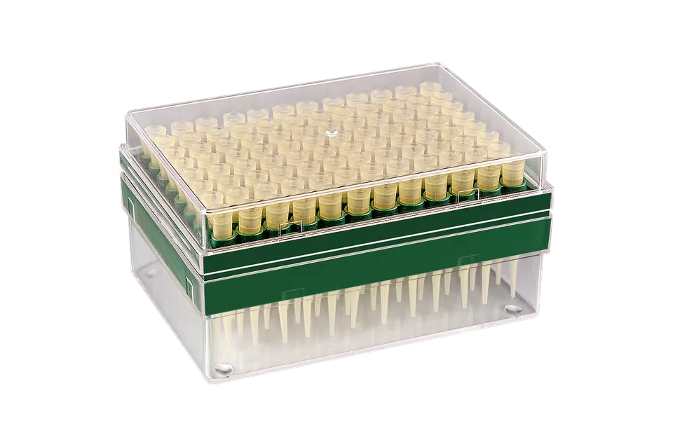 FL Medical Promed 28090 puntali Gilson 200 µl rack 96 pezzi