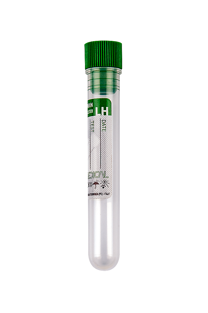 FL MEDICAL Promed 32306 provetta litio eparina 2,5 ml rack