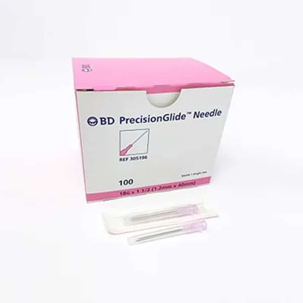 QualiTru 18G aghi 1.5" sterili scatola 100 pz