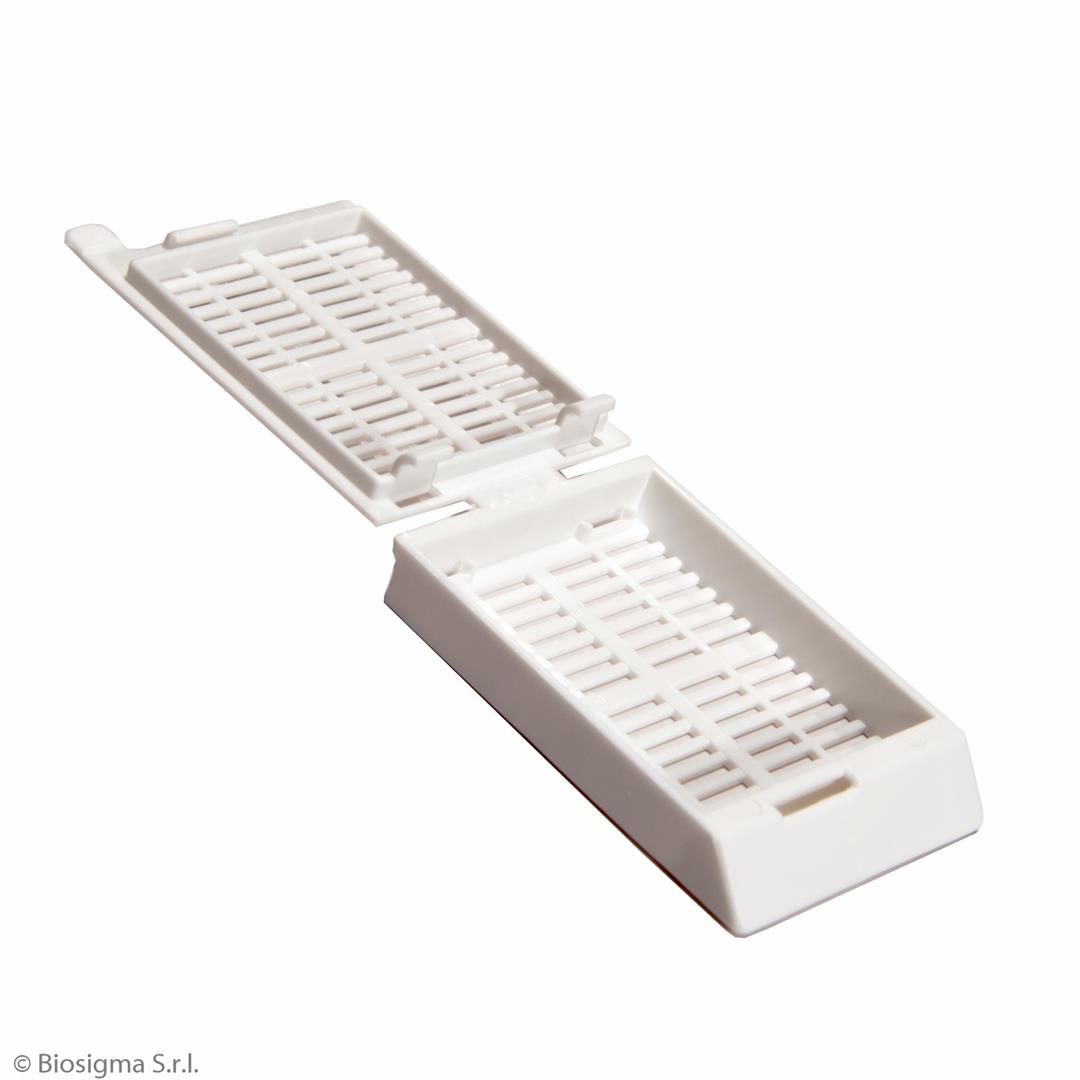 Biosigma BSI102 cassetta inclusione POM bianca