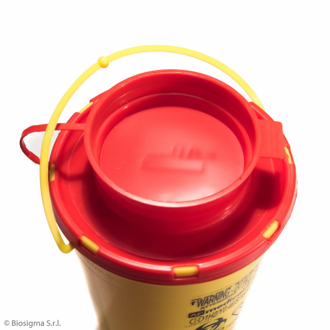 Biosigma BSC305 contenitore rifiuti 2 l coperchio rosso