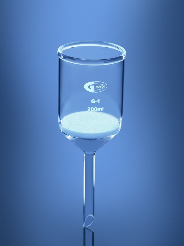Glassco ASTM Imbuto Buchner Vetro Setto Sinterizzato
