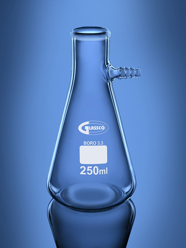 Glassco beuta da vuoto con attacco vetro ASTM