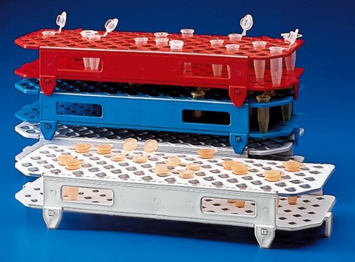 Biosigma 391070 rack portaprovette 100 posti bianco