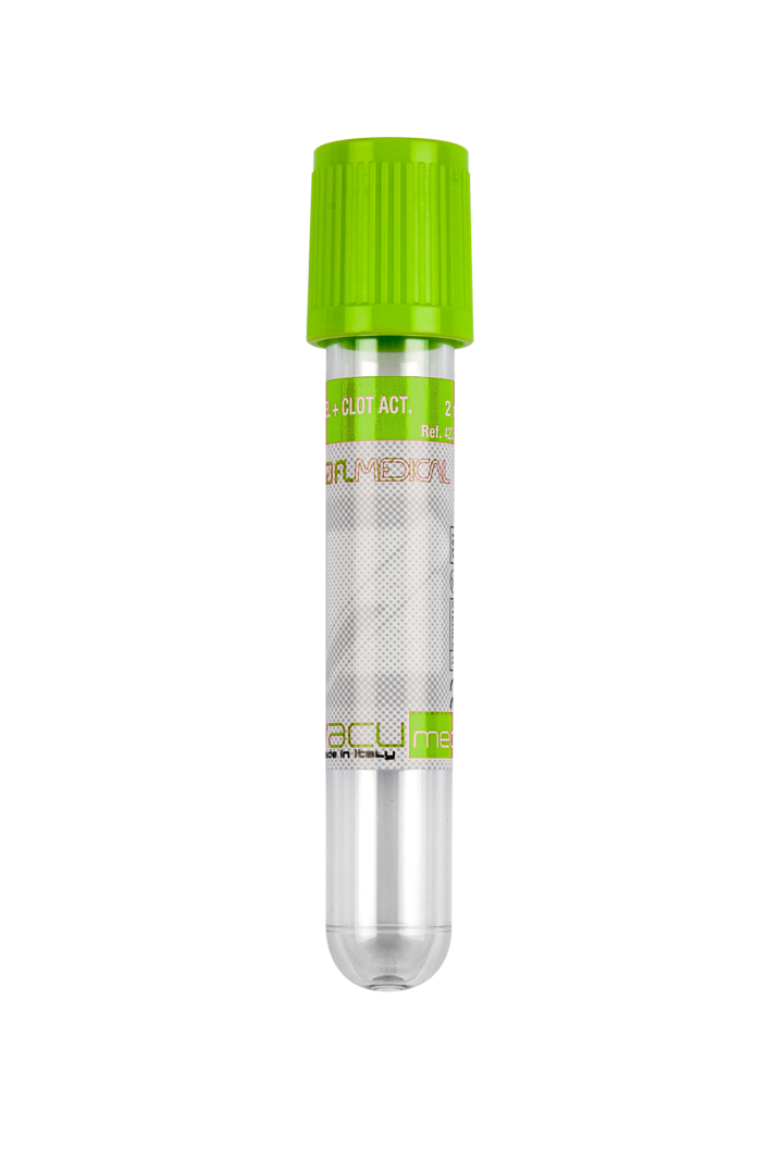 FL Medical Vacumed 42351 provetta eparina 3 ml 13x75 tappo verde