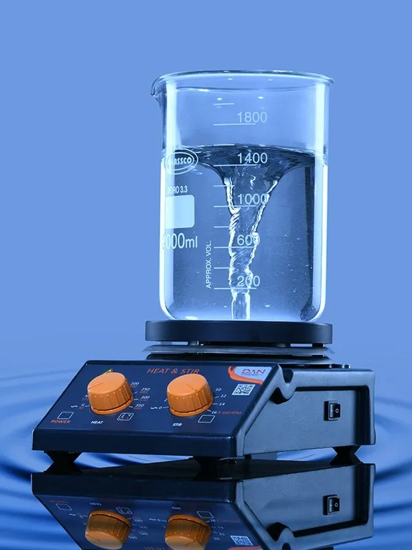 Glassco Agitatore Magnetico Piastra Analogica Inox