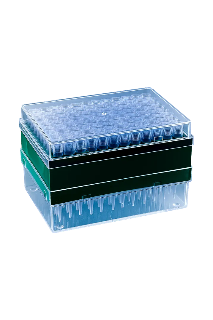 FL Medical Promed 28086 puntale Eppendorf rack 96 pezzi