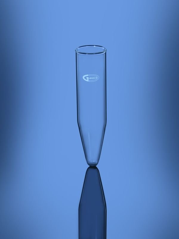 Glassco provetta centrifuga conica vetro ASTM