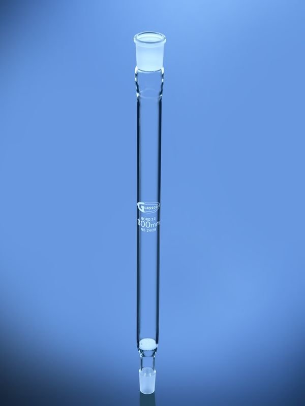 Glassco Colonna cromatografica vetro cono smerigliato