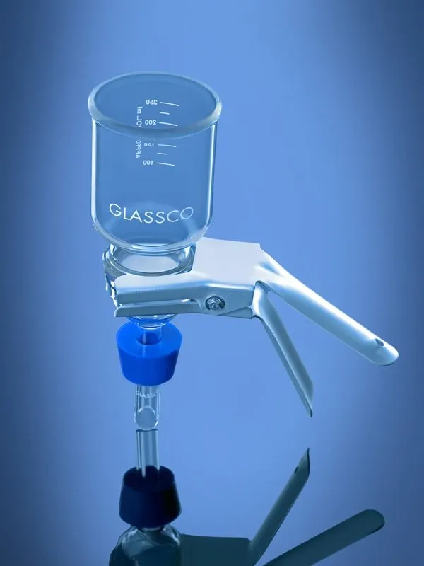Glassco gruppo filtrante vetro 47 mm con imbuto