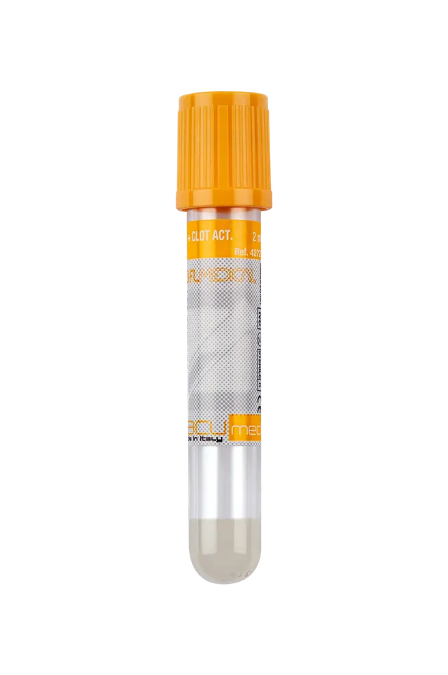 FL Medical Vacumed provetta gel tappo giallo sterile