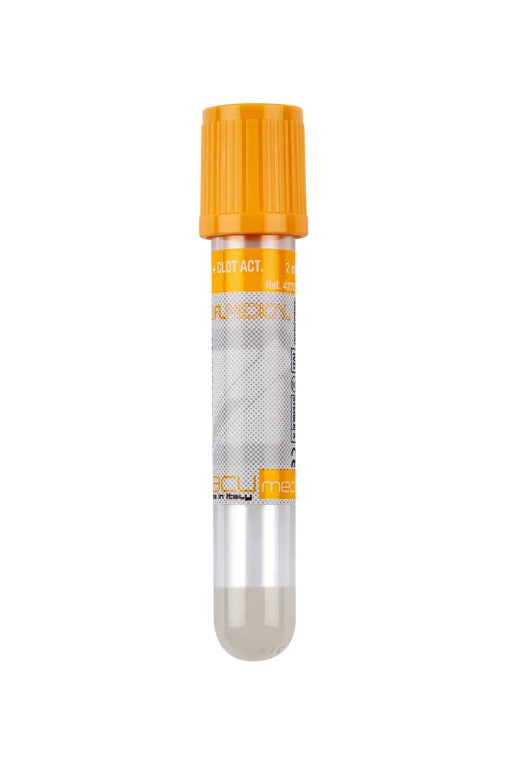 FL Medical Vacumed provetta gel tappo giallo sterile