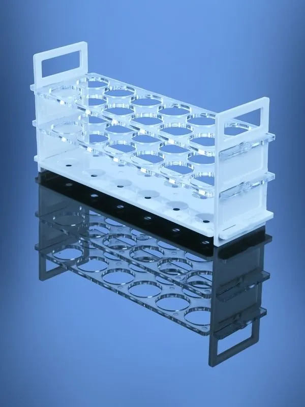 Glassco 3 Tier portaprovette policarbonato 3 piani