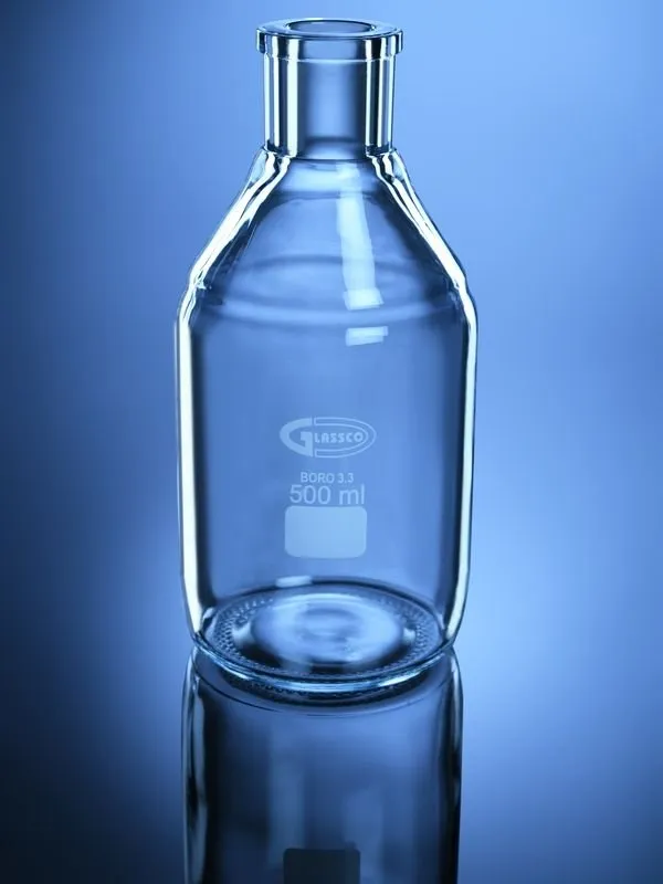 Glassco Bottles bottiglia vetro collo liscio