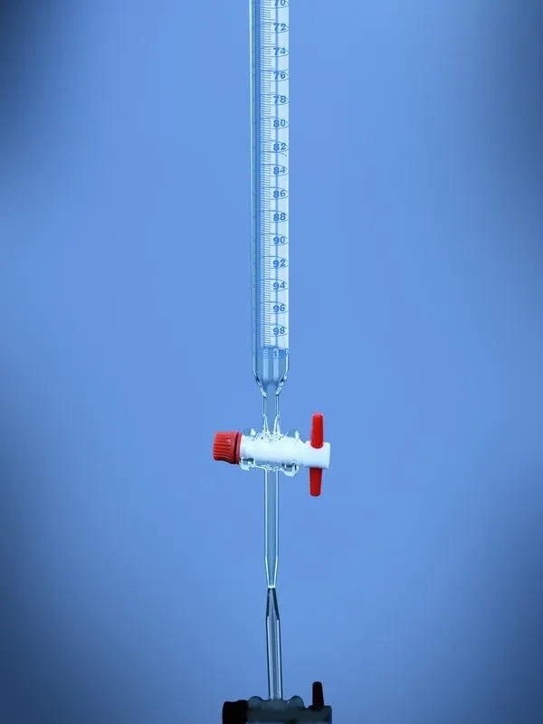 Glassco Buretta Classe AS Rub. PTFE Striscia Schellbach