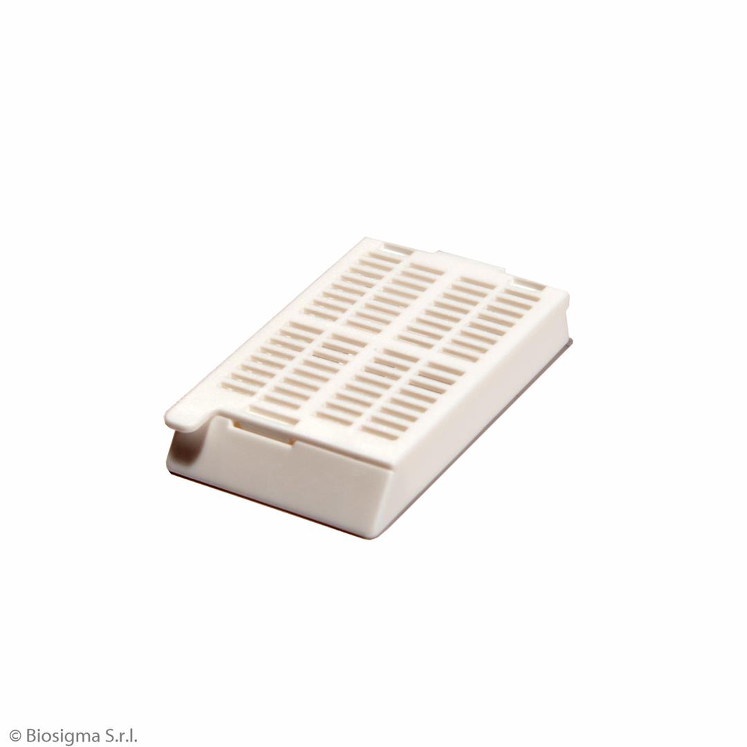 Biosigma BSI102 cassetta inclusione POM bianca