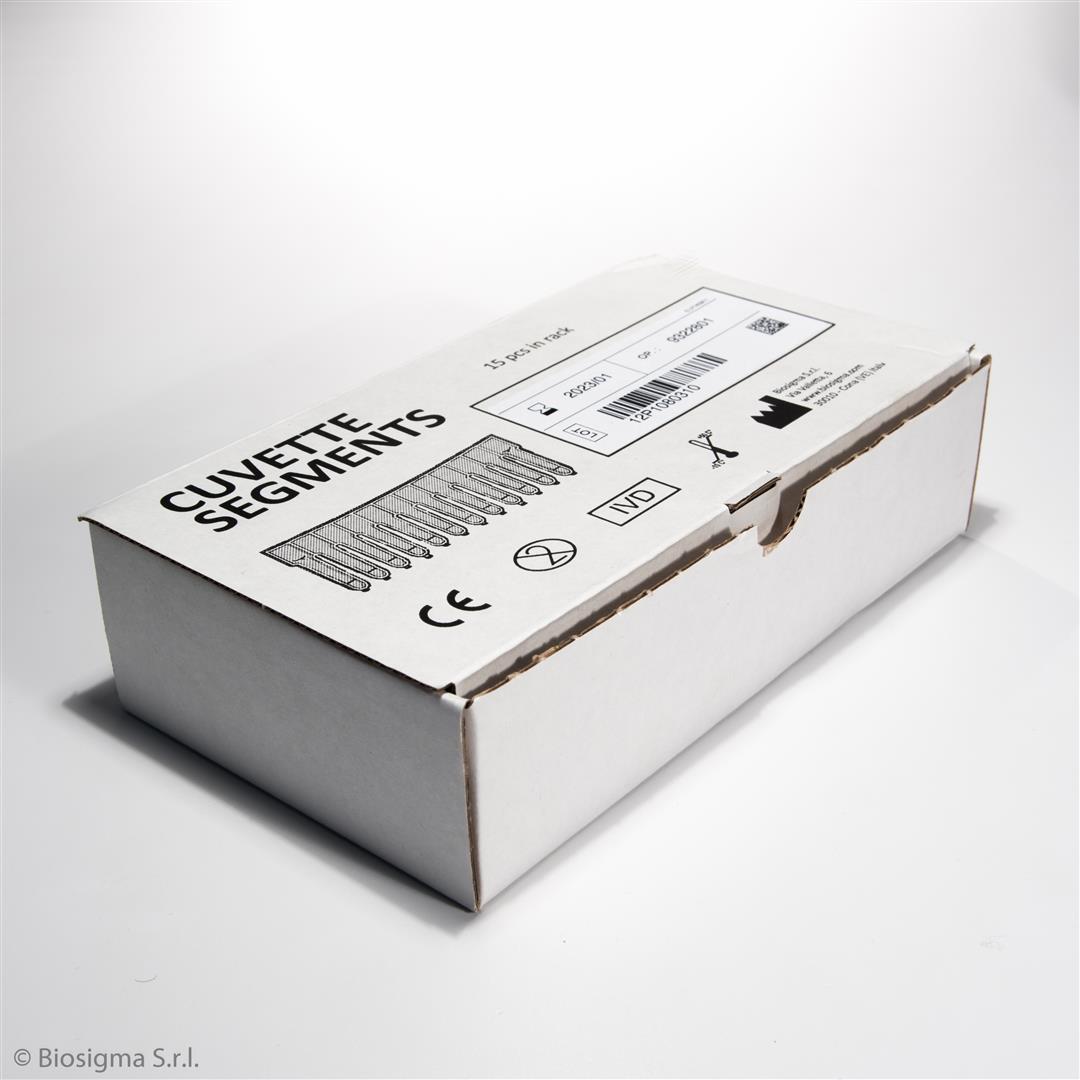 Biosigma BSA85 multicells segmenti 12 pozzetti PMMA 450 pezzi