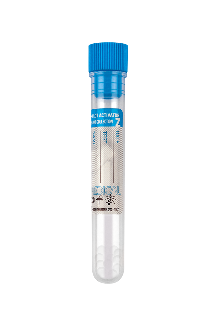 FL Medical Promed 22684 provetta siero 13x75 mm tappo azzurro