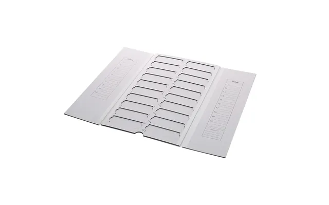 Biosigma BSI204 portavetrini cartone 20 posti con coperchio