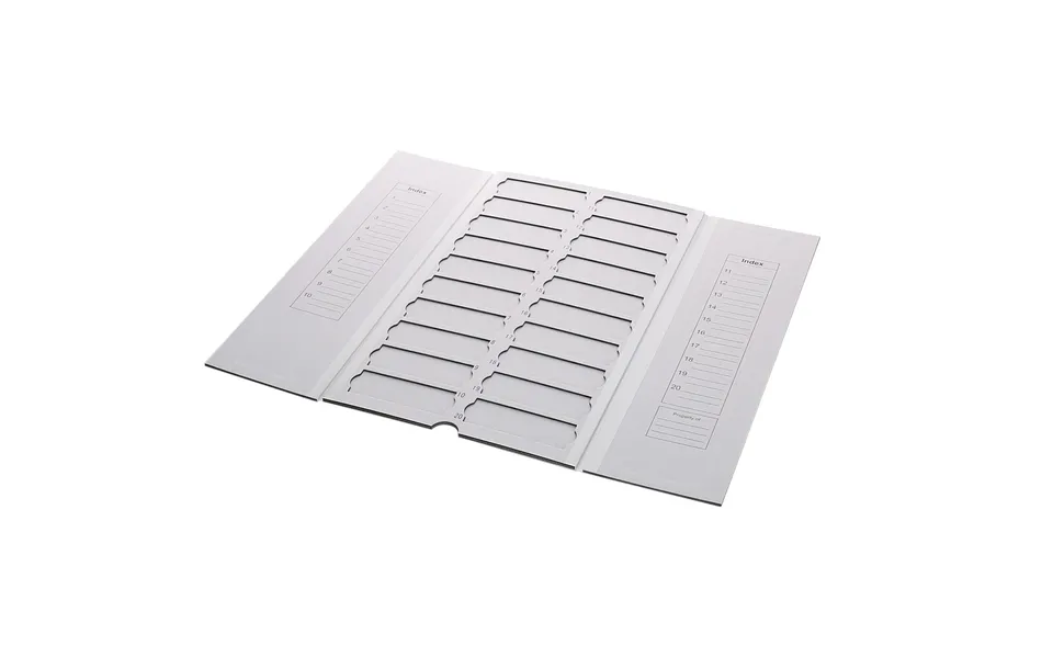 Biosigma BSI204 portavetrini cartone 20 posti con coperchio