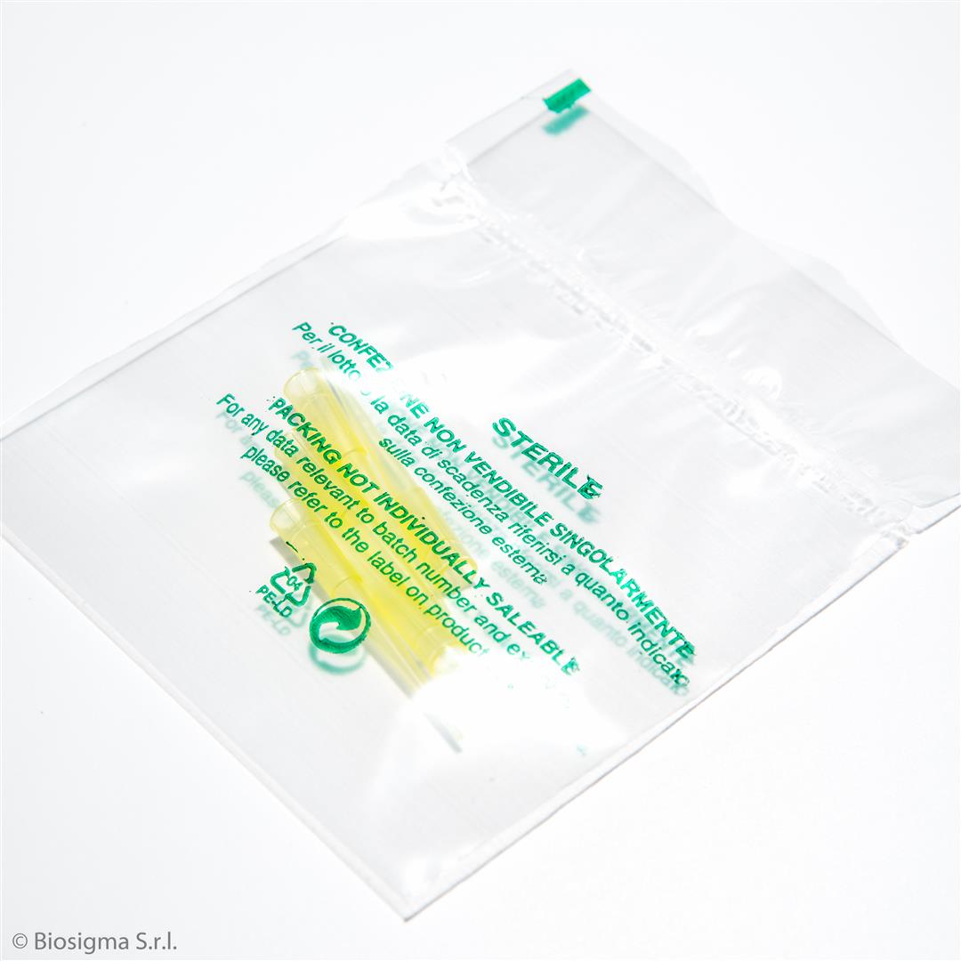 Biosigma BSR041 puntali gialli 0-200 µl rack 96 pz