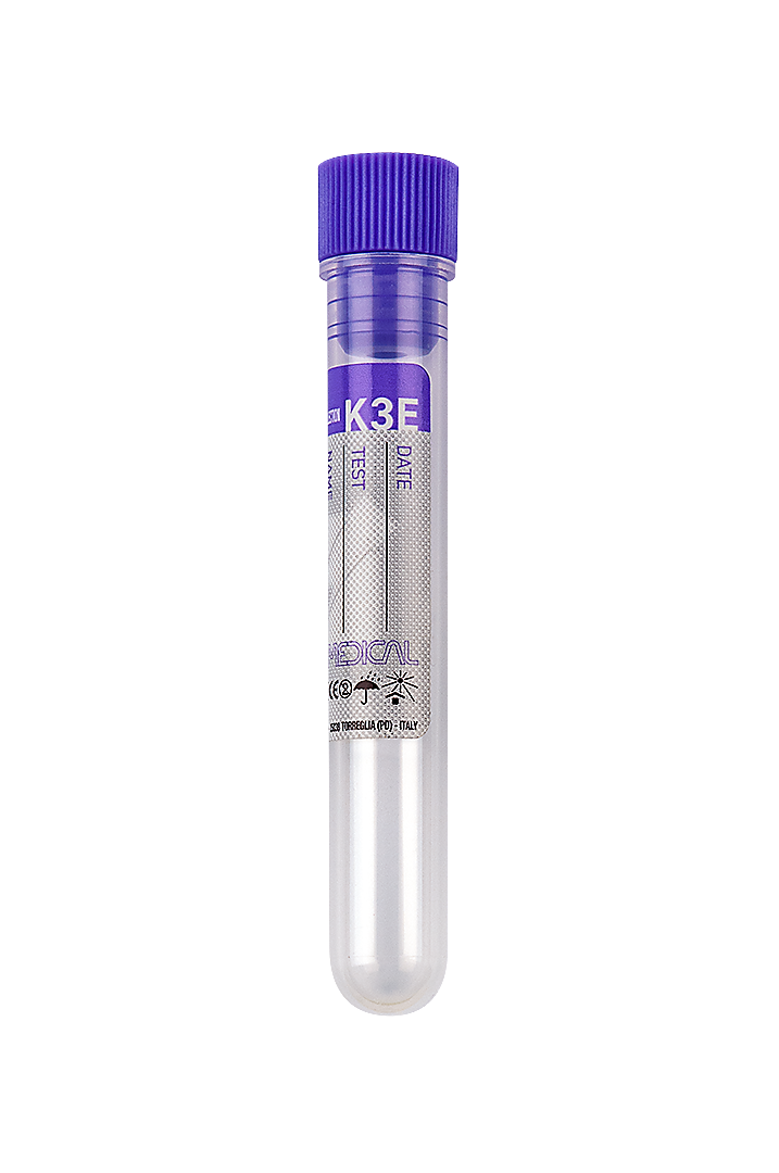 FL Medical Promed provetta K3 EDTA rack 50 pz ematologia