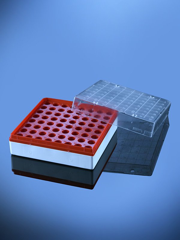 Glassco PCR rack portaprovette plastica laboratorio