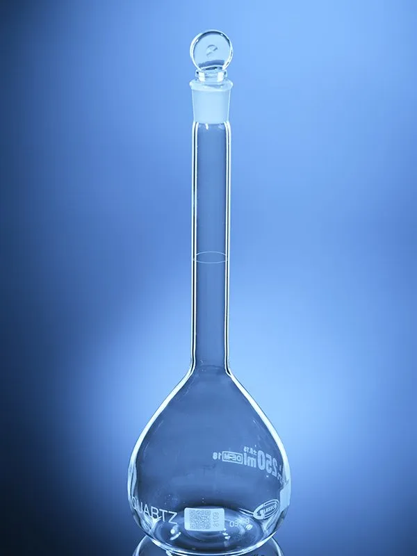 Glassco matraccio tarato vetro quarzo