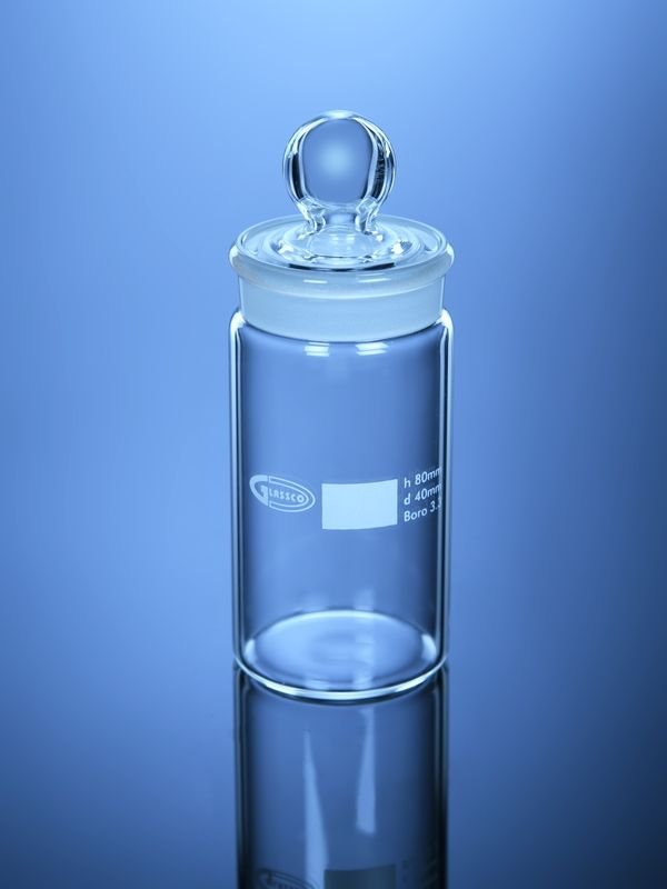 Glassco Weighing bottiglia per pesata in vetro da laboratorio