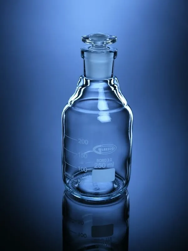 Glassco ASTM bottiglia reagente vetro collo stretto