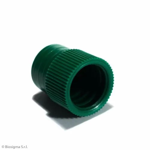 Biosigma BSO028 tappo 16 mm verde scuro in polietilene