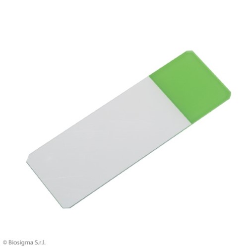 Biosigma VBS656/V vetrini portaoggetti 26x76 banda verde