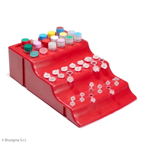 Biosigma rack portaprovette per microprovette da centrifuga