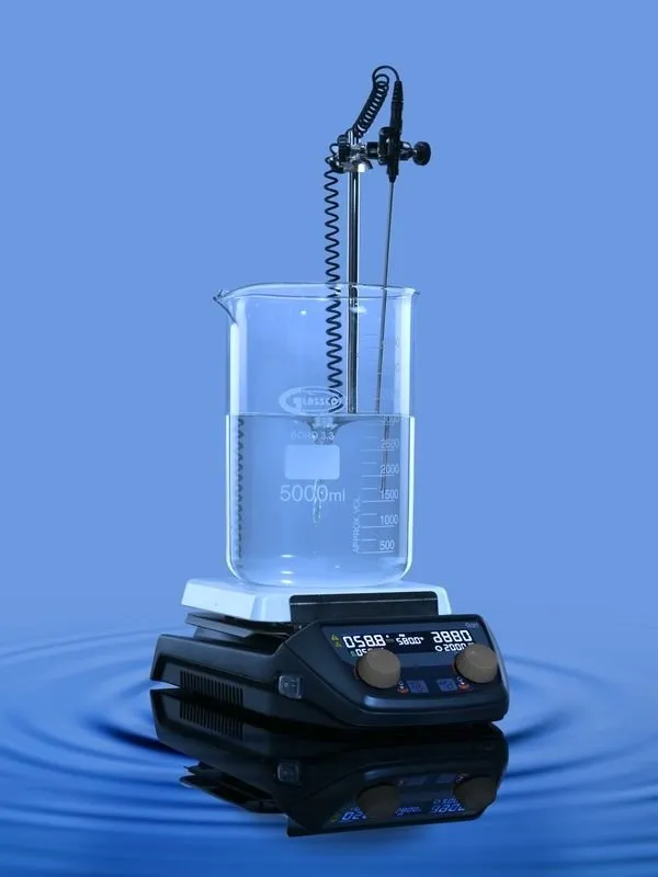 Glassco agitatore magnetico con piastra vetro laboratorio