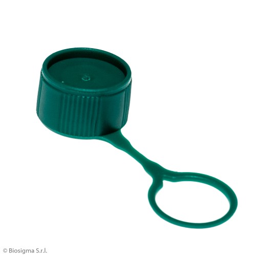 Biosigma Clearline CL812/V tappo a vite verde con o-ring
