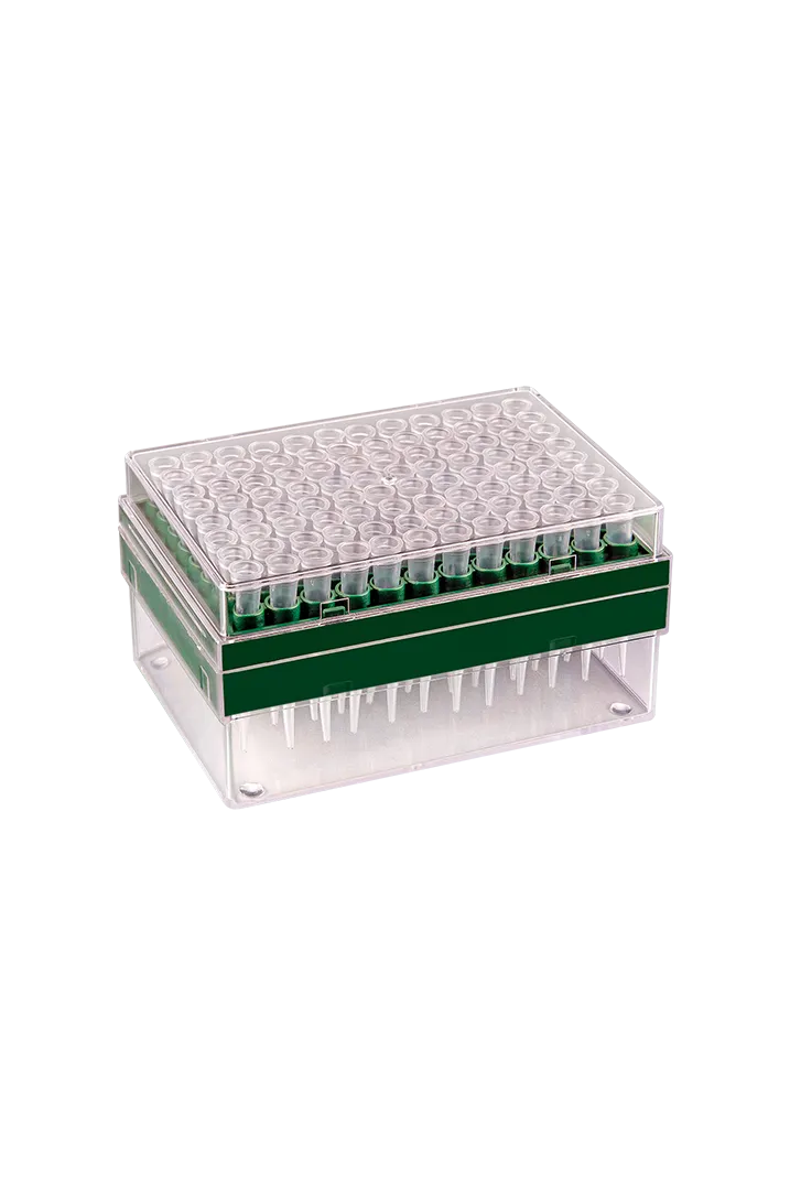 FL Medical Promed puntale MLA 0-200 ul trasparente rack 96 pezzi