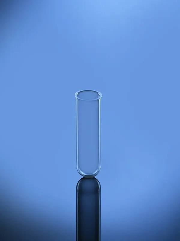 Glassco provette centrifuga fondo tondo vetro Boro 7.0