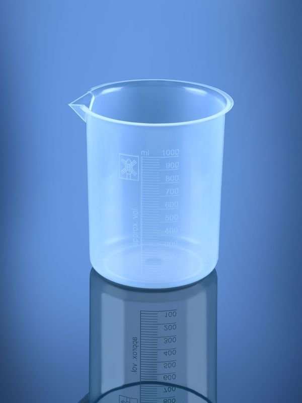 Glassco Euro Design becher graduato plastica laboratorio
