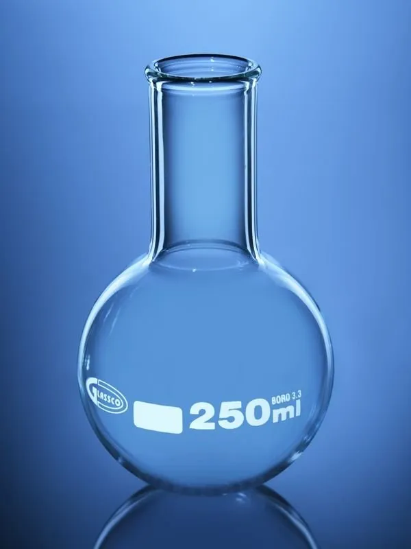 Glassco Narrow Neck pallone fondo tondo vetro