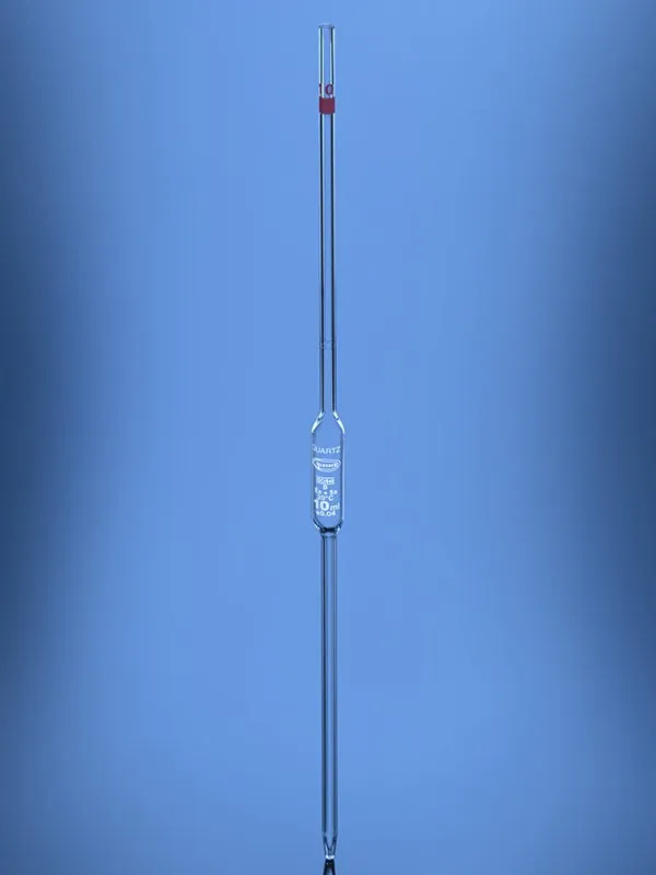 Glassco pipetta tarata classe B quarzo