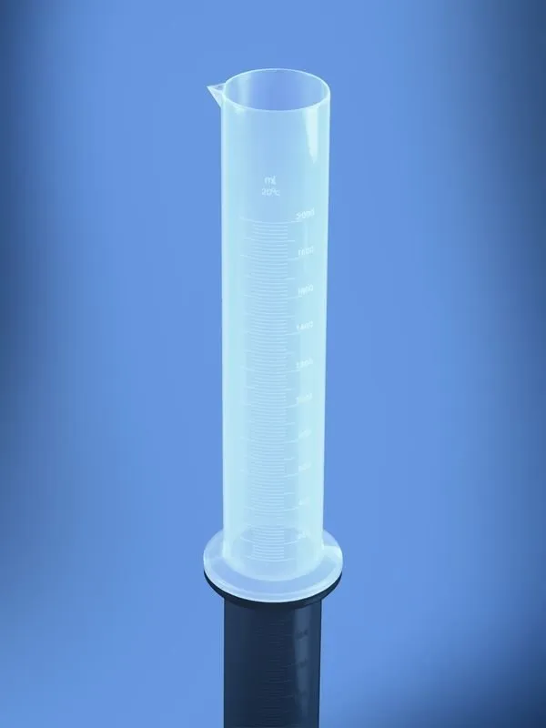 Glassco cilindro graduato base rotonda plastica