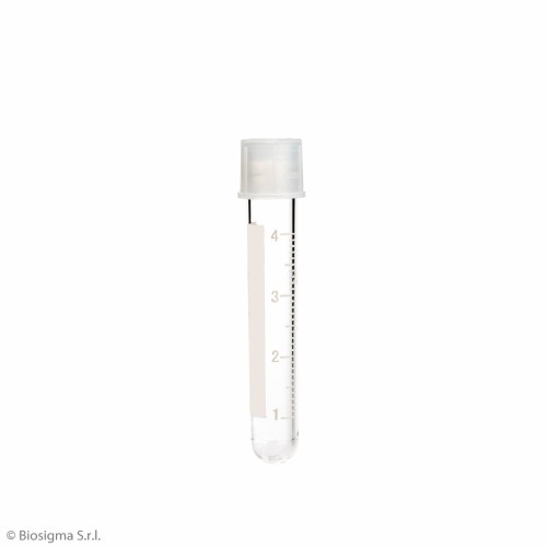 Biosigma BSF2054/CS provetta 5 ml sterile 12x75 mm con tappo