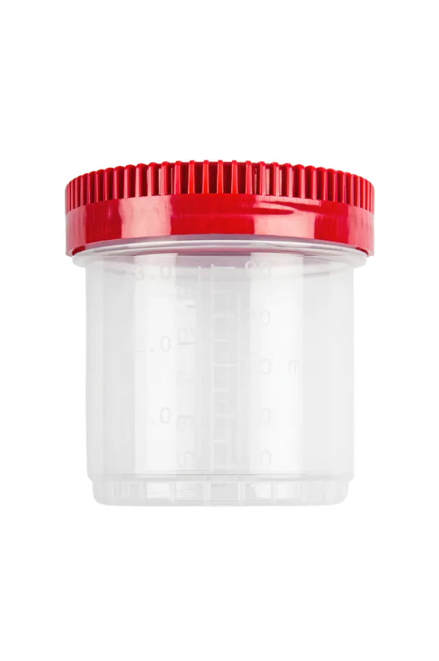 FL Medical Protainer 90 ml contenitore cilindrico con tappo a vite