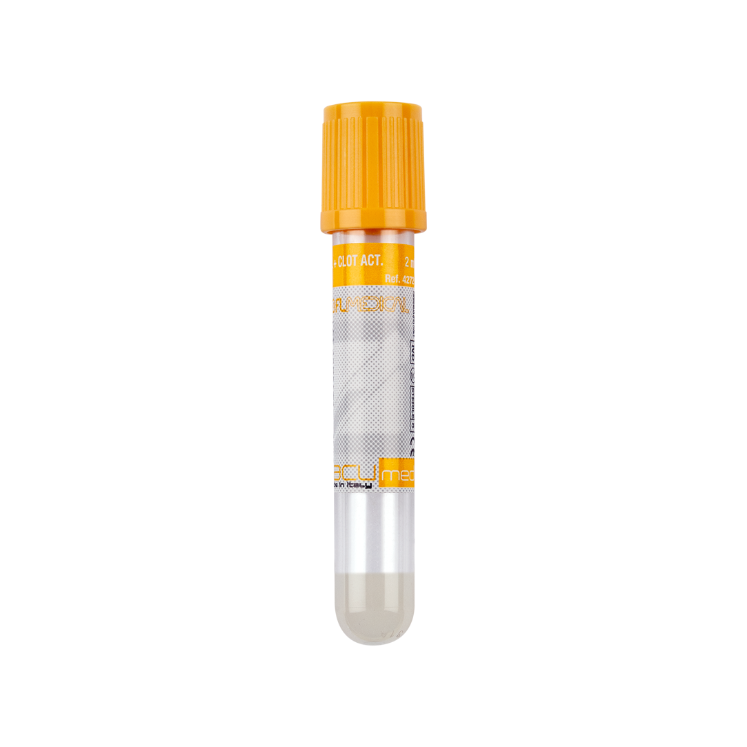 FL Medical Vacumed provetta gel tappo giallo sterile