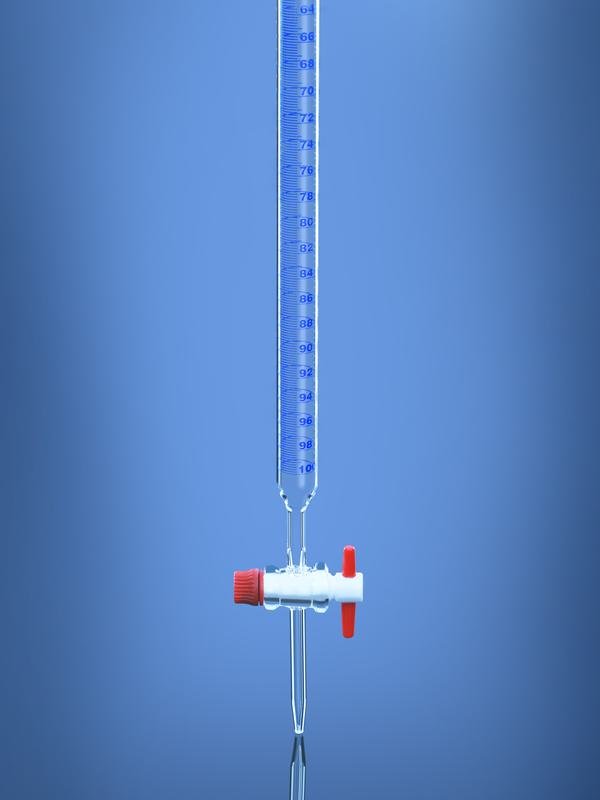 Glassco Buretta Class AS rubinetto PTFE vetro